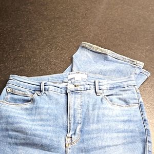 Flared Good American denim